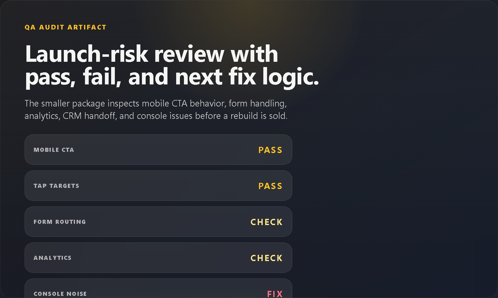 AI Workflow / Cost-Leak Audit pattern
